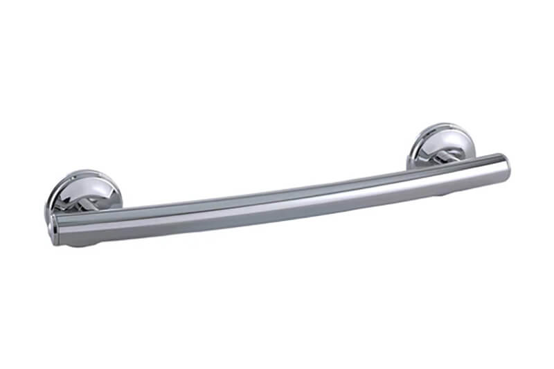 bathroom curved grab bar