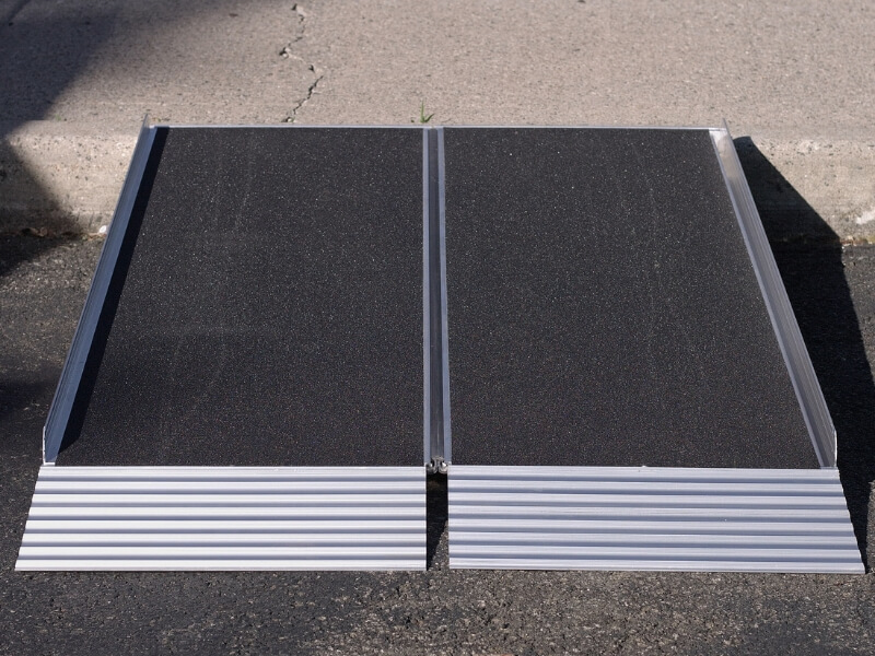Folding Ramp on Sidewalk